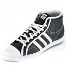 Adidas NIZZA HIGH SLEEK - Sneaker - grau