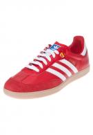 Adidas SAMBA - Sneaker - red/white