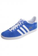 Adidas GAZELLE OG - Sneaker - air force blue / white / metallic gold