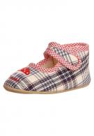 Adelheid GLÜCKSPILZ - Babyschuh - karo blau