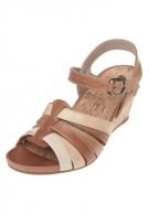 ara VALENCIA - Keil-Sandalette - panna / natur