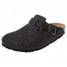Birkenstock BOSTON - Hausschuh - Wolle Anthrazit