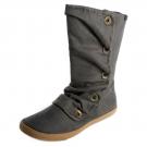 Blowfish HAMISH - Canvas Boot - grey washed twill
