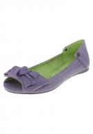 Blowfish SHERBERT - Peeptoe-Ballerina - purple denim