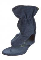 Blowfish LONDON - Schaft-Sandalette - navy street denim
