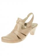 Caprice Leder-Sandalette - beige
