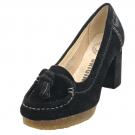 Clarks ETHEL NOBLE Veloursleder-Pumps - schwarz