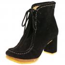 Clarks ETHEL FLARE Veloursleder-Stiefelette - schwarz