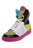 Diesel MEMORY - Sneaker - Black/White/Purple