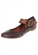 Dick Boons ANNA - Leder-Ballerina - dark brown