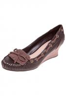 Esprit FELISA WEDGE FRINGE - Keil-Pumps - medium brown