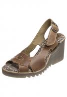 Fly London EDNA - Keilsandalette - camel 