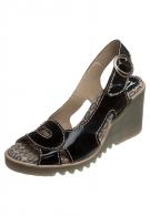 Fly London EDNA - Keilsandalette - black
