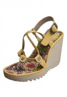 Fly London POSH - Keilsandalette - yellow 