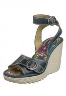 Fly London POLKA - Sandalette - petrol