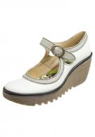 Fly London YORI - Keilpumps - offwhite/grey/black