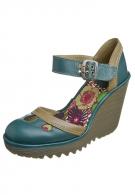 Fly London PAMMY - Pumps - petrol/olive