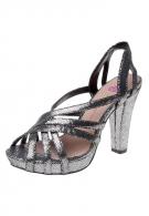 Fornarina High Heel - silver/black metallic