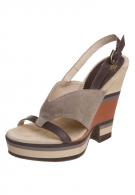Fru.it Plateausandalette - t.moro/taupe