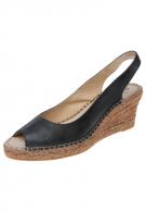 Fred de la Bretoniere ESPADRILLE TRIBE - Sandalette - black
