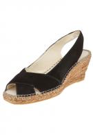 Fred de la Bretoniere ESPADRILLE ANTE -  Sandalette - negro