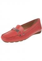 Geox GRIN - Ledermokassin - red