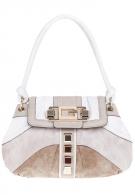 Guess ONTARIO HALF FLAP BAG - Handtasche - stone multi 