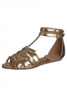 Guess FLORRI LAMINATED LEA - Sandalette - plati