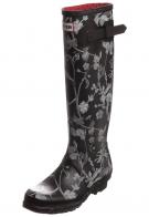 Hunter RHS TALL - Gummistiefel - floral mix black 