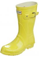 Hunter ORIGINAL GLOSS SHORT - Gummistiefel - citrine