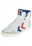 Hummel STADIL HIGH - Sneaker - white/blue/red/gum 
