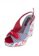 Iron Fist WELCOME ABOARD - Keilabsatz-Peeptoe - white 