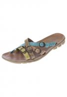 Kickers ORIGAM - Pantolette - beige-bleu