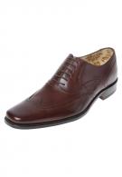 Loake SNIPES - Schnürer - dark brown 