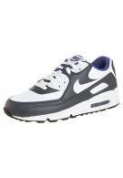 Nike AIR MAX 90 PREMIUM - Sneaker - white/ white-antracit/ wicked purpel 