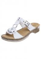 Rieker REGINA - Pantolette - weiss