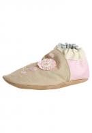Robeez ORGANIC FLOWERS - Krabbelschuh - beige