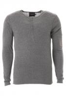 Samsøe & Samsøe Longsleeve - dark grey melange 