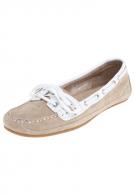 Sebago BALA - Mokassin - Taupe/White