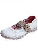 S. Oliver Slipper - white/mud