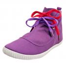 Striipe MARY T - Canvas-Schnürer - purple