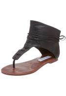 Steve Madden THIN THONG - Sandalette - black leather