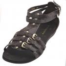 Stylesnob GLADIA SNAKE - Riemchen-Sandale - dark brown
