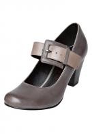 Tamaris Lederpumps - graphite/grey