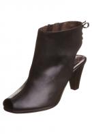 Tamaris PEEP TOE LEATHER - Peeptoe - black 