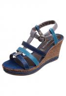 Tamaris Keilsandalette - navy