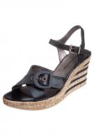 Tamaris Keilsandalette - black 