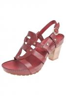 Timberland BELECIA LNK - Leder-Sandalette - red