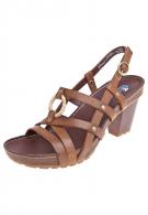 Timberland EK Ring Ankle - Leder-Sandalette - dark brown
