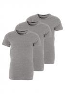 Tommy Hilfiger T-SHIRT - 3er PACK - CREW NECK -  grey melange 